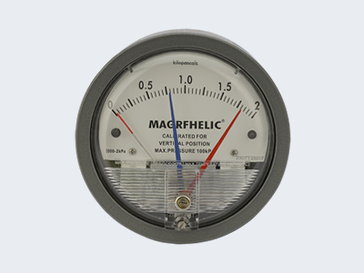 Series TE2000 Magrfhelic® Multiple-Pointer Differential Pressure Gauge