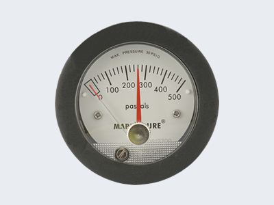 Series TE5000 Multiple-Pointer Mini Differential Pressure Gauge