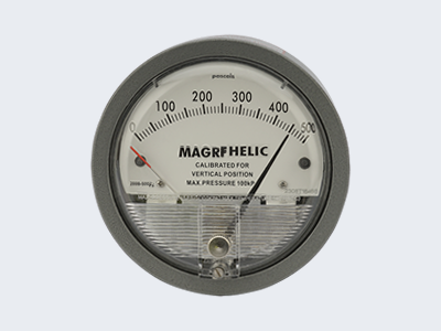 Series TE2000 Magrfhelic® Two-Pointer Differential Pressure Gauge